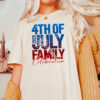 4th Of July 2025 Family Celebration Comfort Colors T-shirt