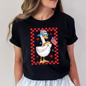 4th Of July Patriotic Boy Goose Hot Dog T-shirt 4th Of July Patriotic Boy Goose Hot Dog T-shirt