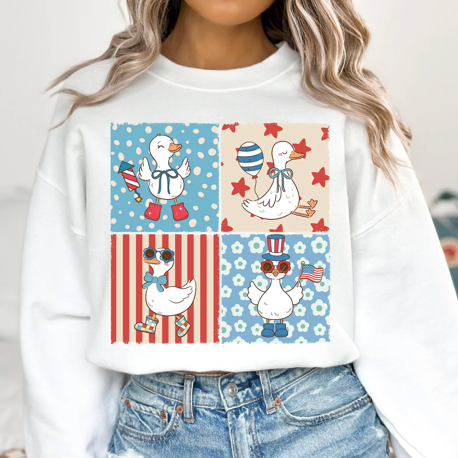4th Of July Adorable Goose Unisex T-shirt 4th Of July Adorable Goose Unisex T-shirt