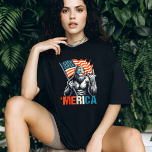 4th Of July ‘Merica Sasquatch Bigfoot T-shirt 4th Of July ‘Merica Sasquatch Bigfoot T-shirt