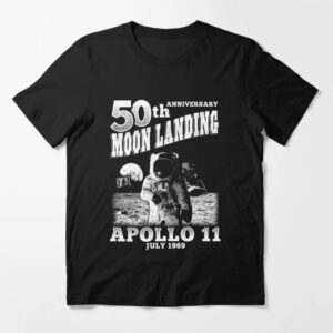 50th Anniversary Moon Landing Apollo 11 Retro nasa t shirt 4