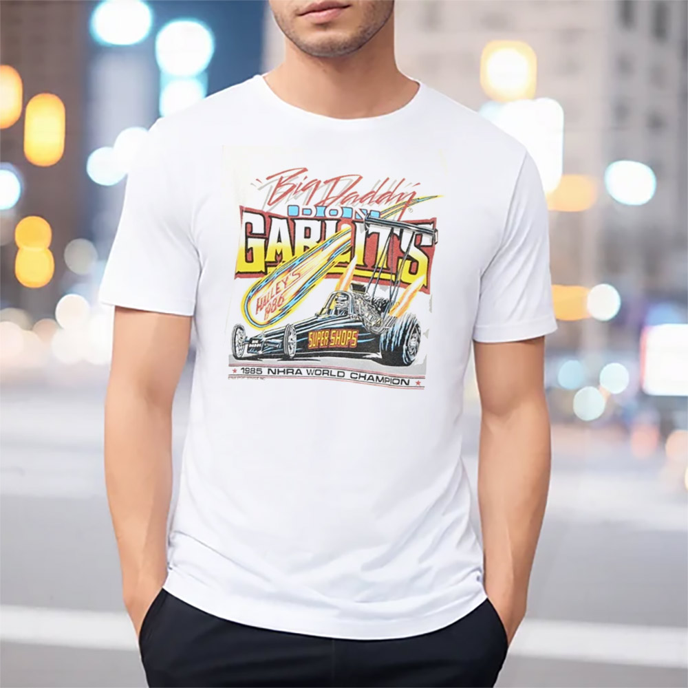 80s BIG DADDY DON GARLITS HALLEYS 1986 DRAG RACE T-shirt 80s BIG DADDY DON GARLITS HALLEYS 1986 DRAG RACE T-shirt