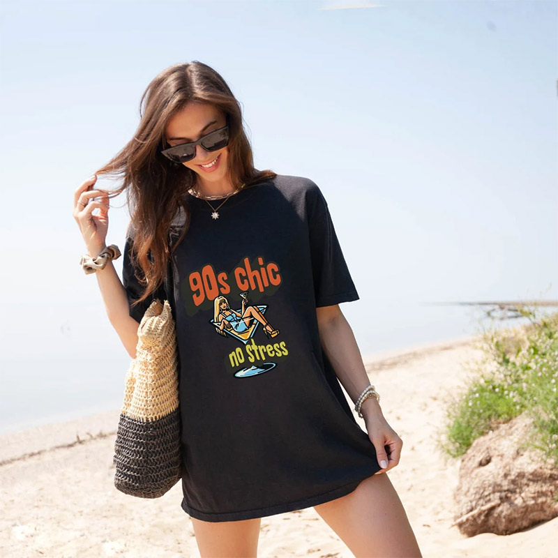 90s Chic No Stress T-shirt 90s Chic No Stress T-shirt