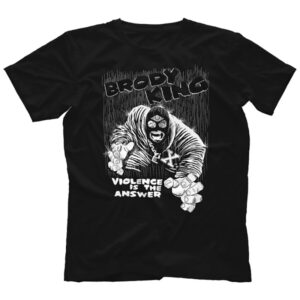 AEW Brody King Violence Is The Answer T shirt 3