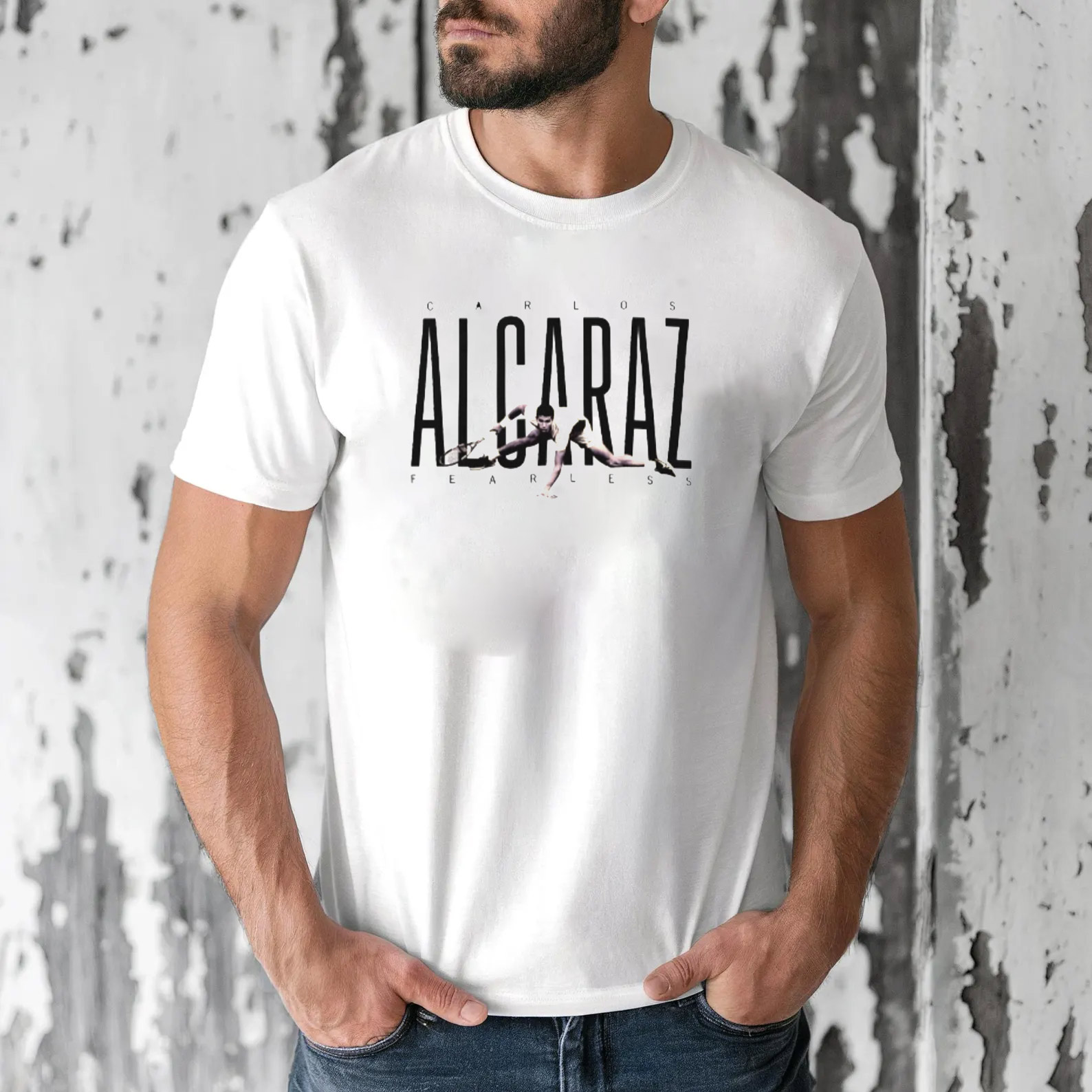 ATP Carlos Alcaraz Fearless Tee ATP Carlos Alcaraz Fearless Tee