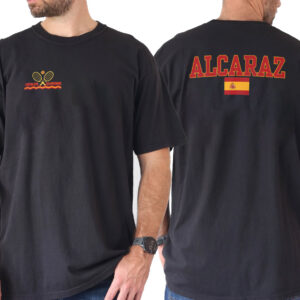ATP Carlos Alcaraz Spain Tennis 2 sided T shirt