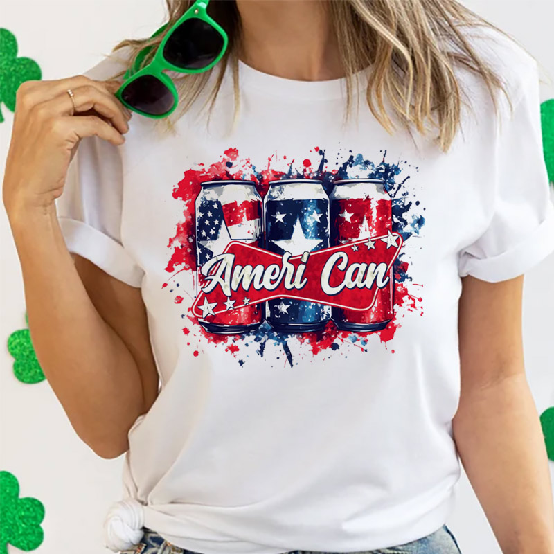 Ameri Can America Beer 4th Of July Shirt Ameri Can America Beer 4th Of July Shirt
