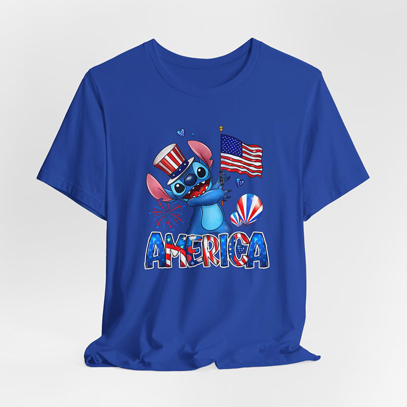 America Independence Day Stitch 4th Of July T-shirt America Independence Day Stitch 4th Of July T-shirt