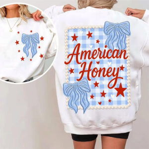 American Honey Bows Coquette Independence Day T-shirt American Honey Bows Coquette Independence Day T-shirt