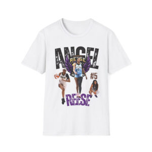 Angel Reese #5 WNBA Collage T-shirt Angel Reese #5 WNBA Collage T-shirt