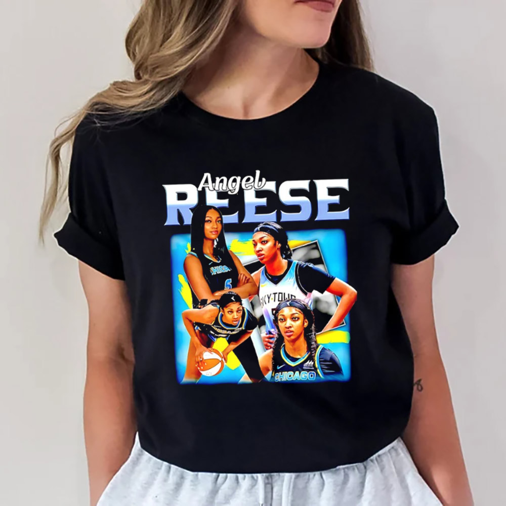 Angel Reese Chicago Sky Bsketball Tee Angel Reese Chicago Sky Bsketball Tee