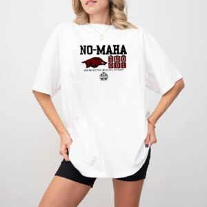Arkansas Razorbacks Cardinal No Maha No Hitter T shirt 1