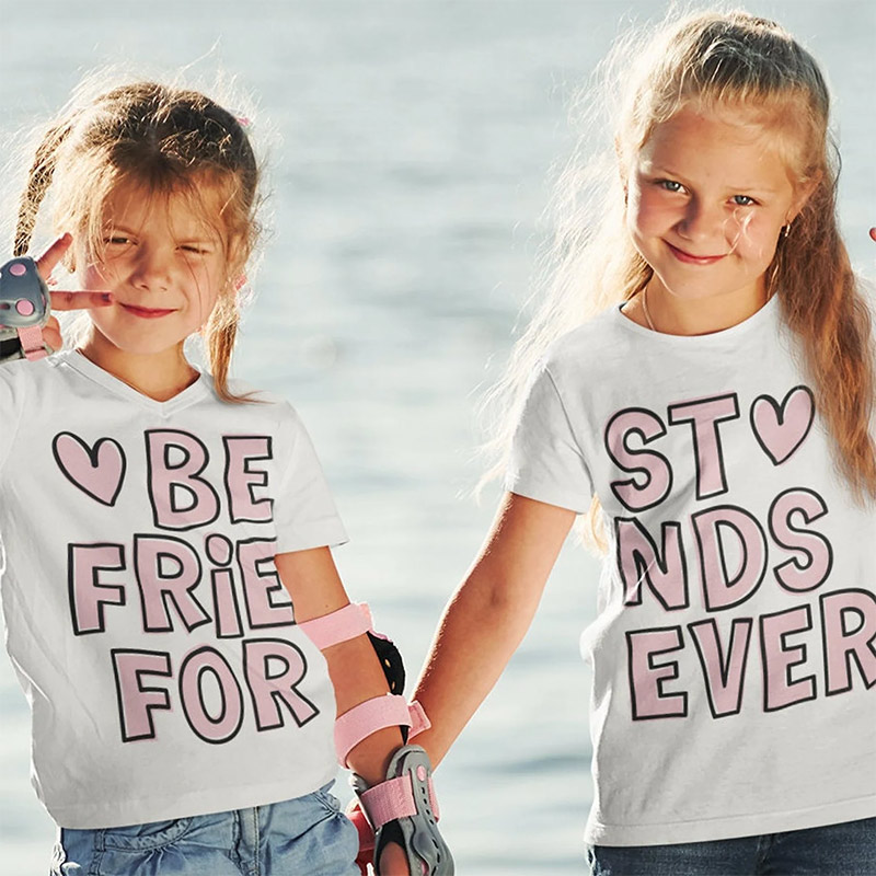 BFF Best Friends Forever Matching T-shirt BFF Best Friends Forever Matching T-shirt