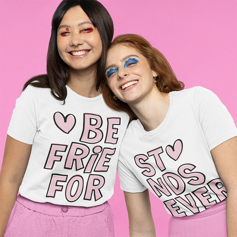 BFF Best Friends Forever Matching T-shirt BFF Best Friends Forever Matching T-shirt