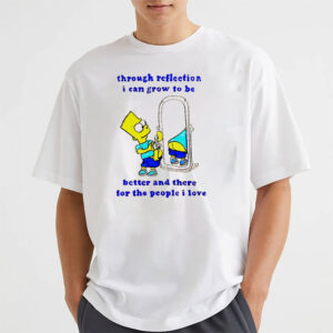 Bart through reflection, People I love shirt 1