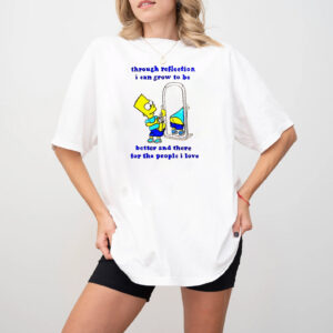 Bart Through Reflection, People I Love Shirt Bart Through Reflection, People I Love Shirt