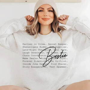 Bestie Quote Happy Best Friend Day Shirt 3