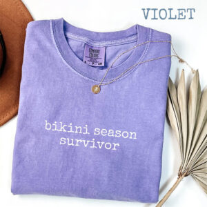 Bikini Season Survivor Comfort Colors T shirt 3