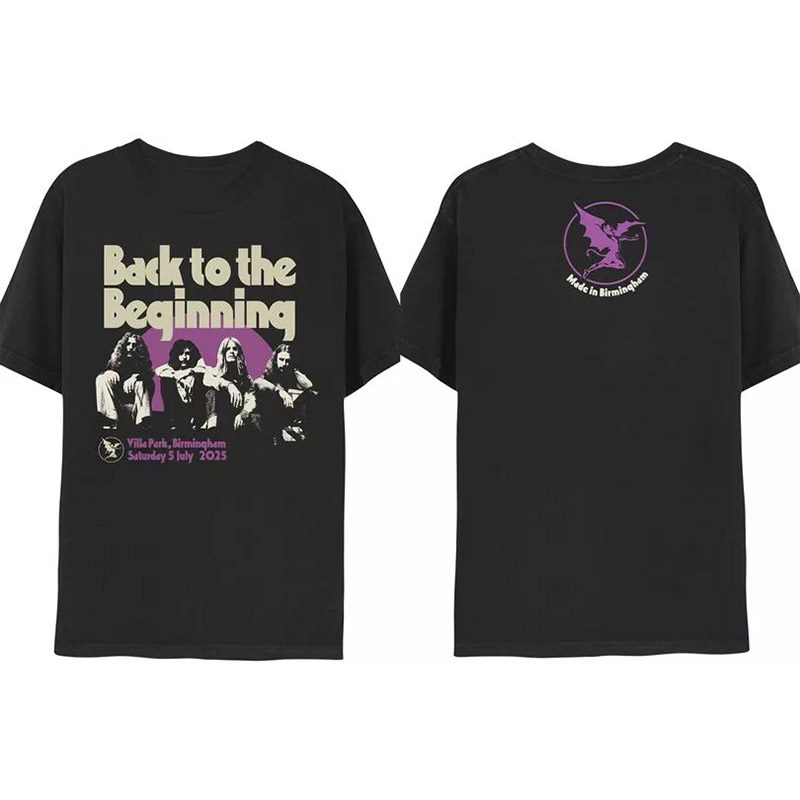 Black Sabbath Back To The Beginning Live Concert 2-sided T-shirt Black Sabbath Back To The Beginning Live Concert 2-sided T-shirt