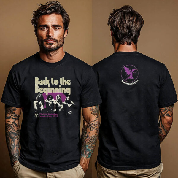 Black Sabbath Back To The Beginning Live Concert T shirt
