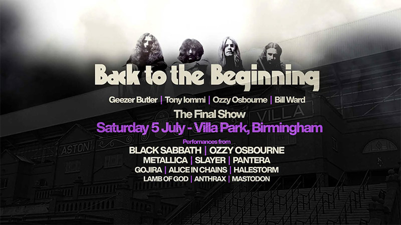 Black Sabbath Concert 2025 Back To The Beginning