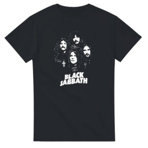 Black Sabbath Rock Band Signatures T shirt 3
