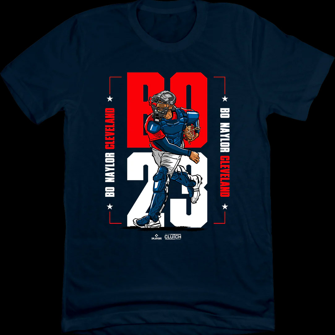 Bo Naylor Cleveland MLBPA Graphic T-shirt Bo Naylor Cleveland MLBPA Graphic T-shirt