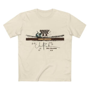 Breezy Bowl XX Tour 2025 Chris Brown 20 Years Celebration T shirt 1