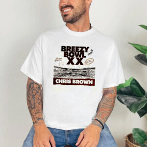 Breezy Bowl XX Tour Chris Brown Concert 2025 Tee 3