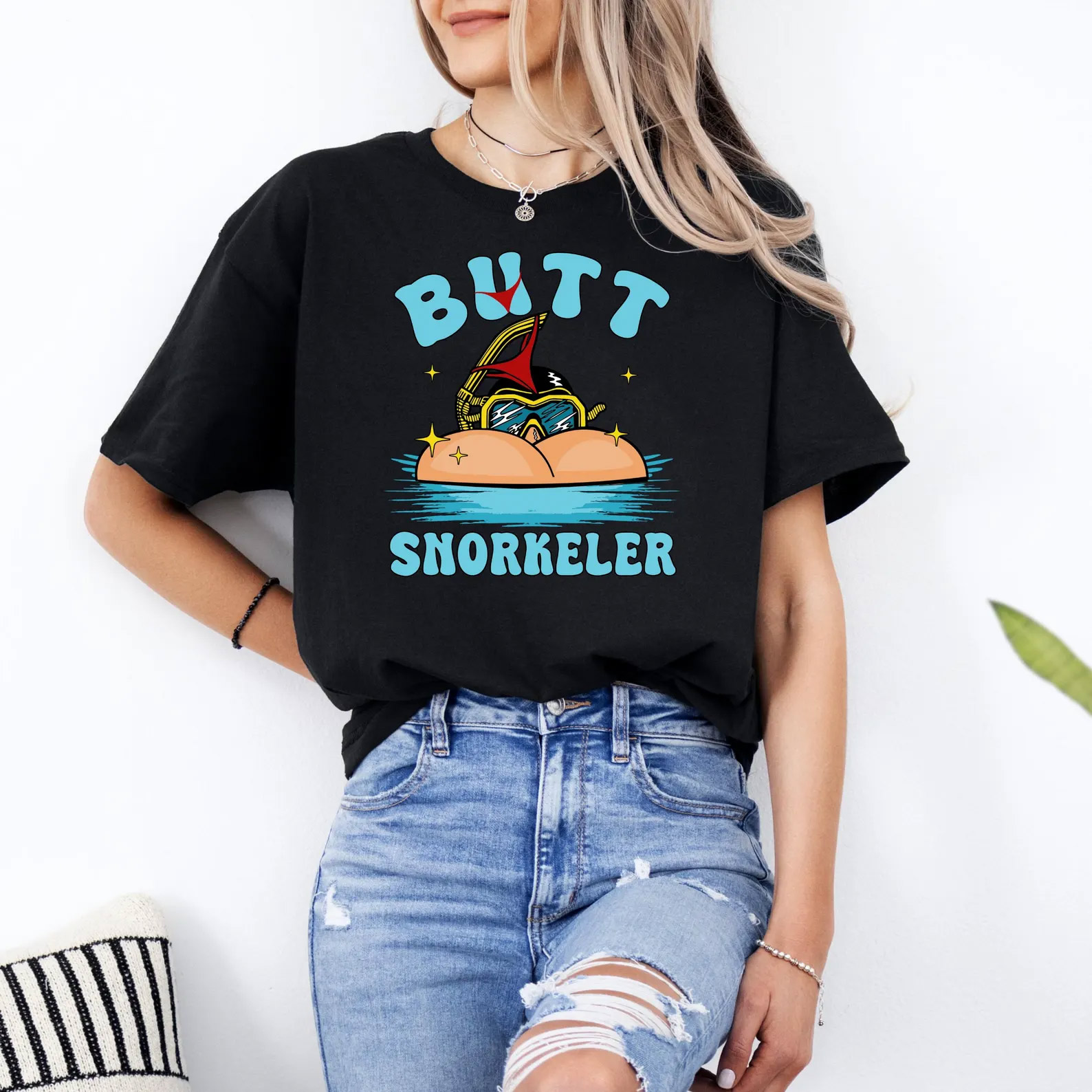 Butt Snorkeler Funny Adult Humor Comfort Colors T-shirt Butt Snorkeler Funny Adult Humor Comfort Colors T-shirt