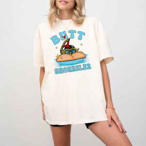Butt Snorkeler Funny Adult Humor Comfort Colors T-shirt