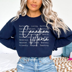 Canadian Mama Words canada independence day T shirt 1