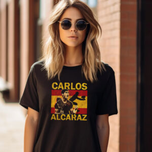 Carlos Alcaraz Spanish Tennis Vintage Graphic Tee 1