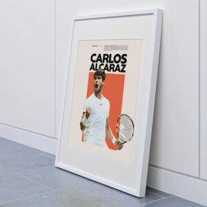 Carlos Alcaraz Tennis Fan Gift Sports Wall Art