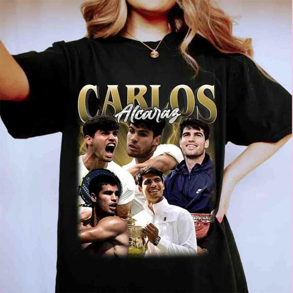 Carlos Alcaraz Vintage Bootleg Graphic Tee