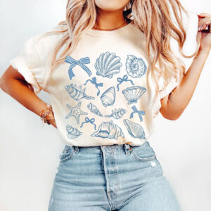 Coquette Seashell Beach Lover Shirt 3