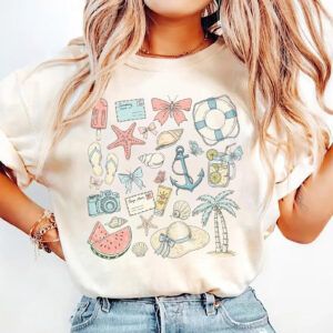 Coquette Summer Trip Unisex T shirt 2
