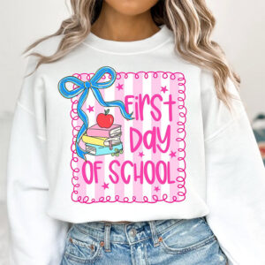 Coquette Teacher First Day of School Shirt