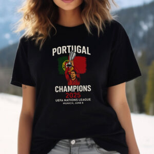 Cristiano Ronaldo Portugal Champions 2025 UEFA T shirt 2