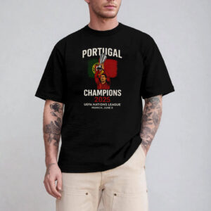 Cristiano Ronaldo Portugal Champions 2025 UEFA T shirt 3