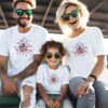 Custom 4th Of July USA Family Matching Tee