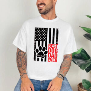 Custom Best Dog Dad Ever America Pet Lovers Comfort Colors T shirt
