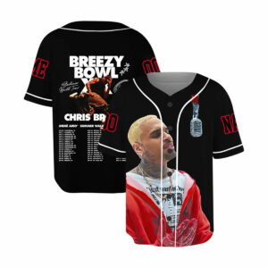 Customized Chris Brown Breezy Bowl XX Baseball Jersey