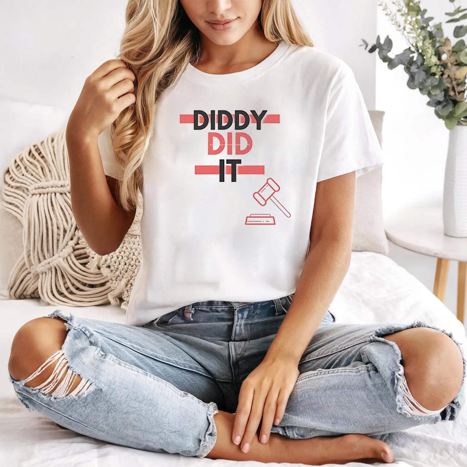 Diddy Did It Guilty T-shirt Diddy Did It Guilty T-shirt