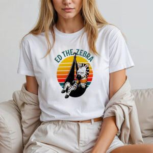 Ed the Zebra Mugshot 2025 Vitnage T shirt 2
