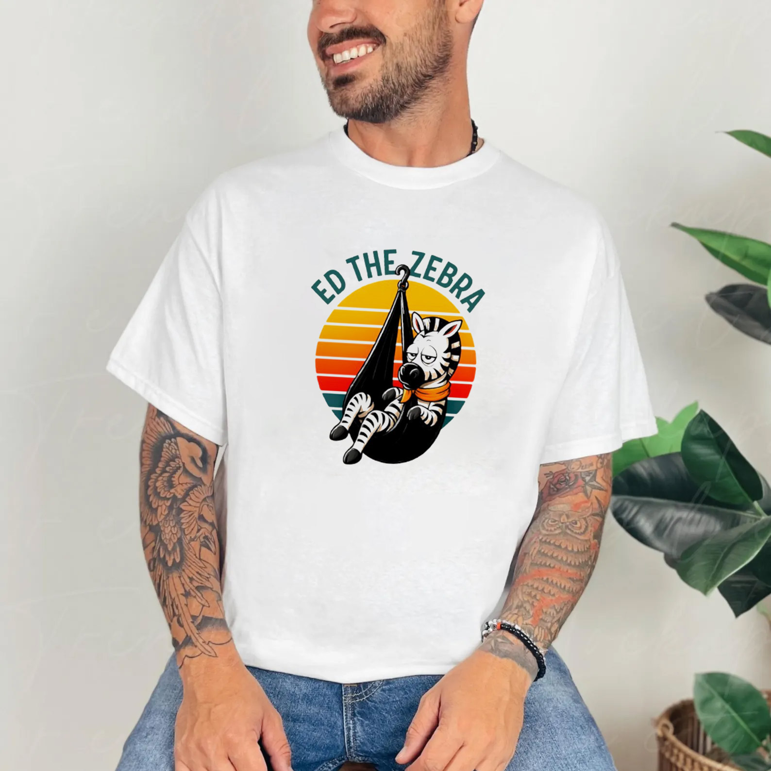 Ed The Zebra Mugshot 2025 Vintage T-shirt Ed The Zebra Mugshot 2025 Vintage T-shirt