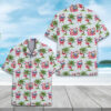 Enjoy Time Santa Flamingo Christmas In July Hawaiian Shirt