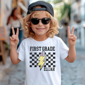First grade custom boys shirt 1