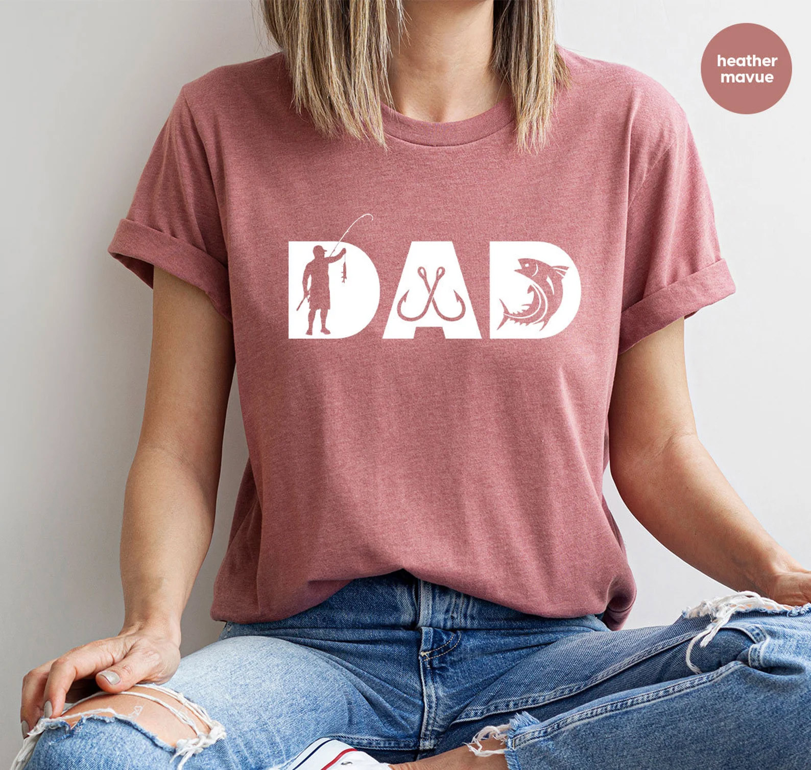 Fisherman Dad Comfort Colors T-shirt Fisherman Dad Comfort Colors T-shirt