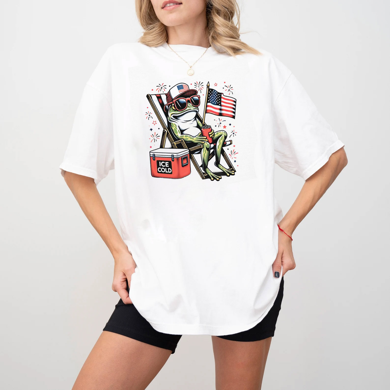 Fourth Of July Frog USA Comfort Colors T-shirt Fourth Of July Frog USA Comfort Colors T-shirt